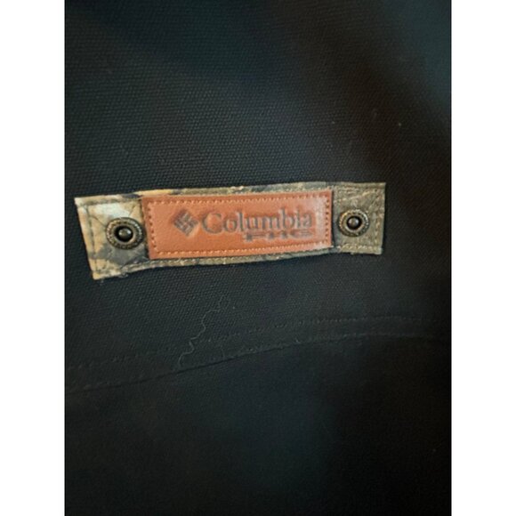 Columbia NWT Mens Black Sherpa-Lined Barn Jacket Button-Up Front Sz Medium - Picture 5 of 10